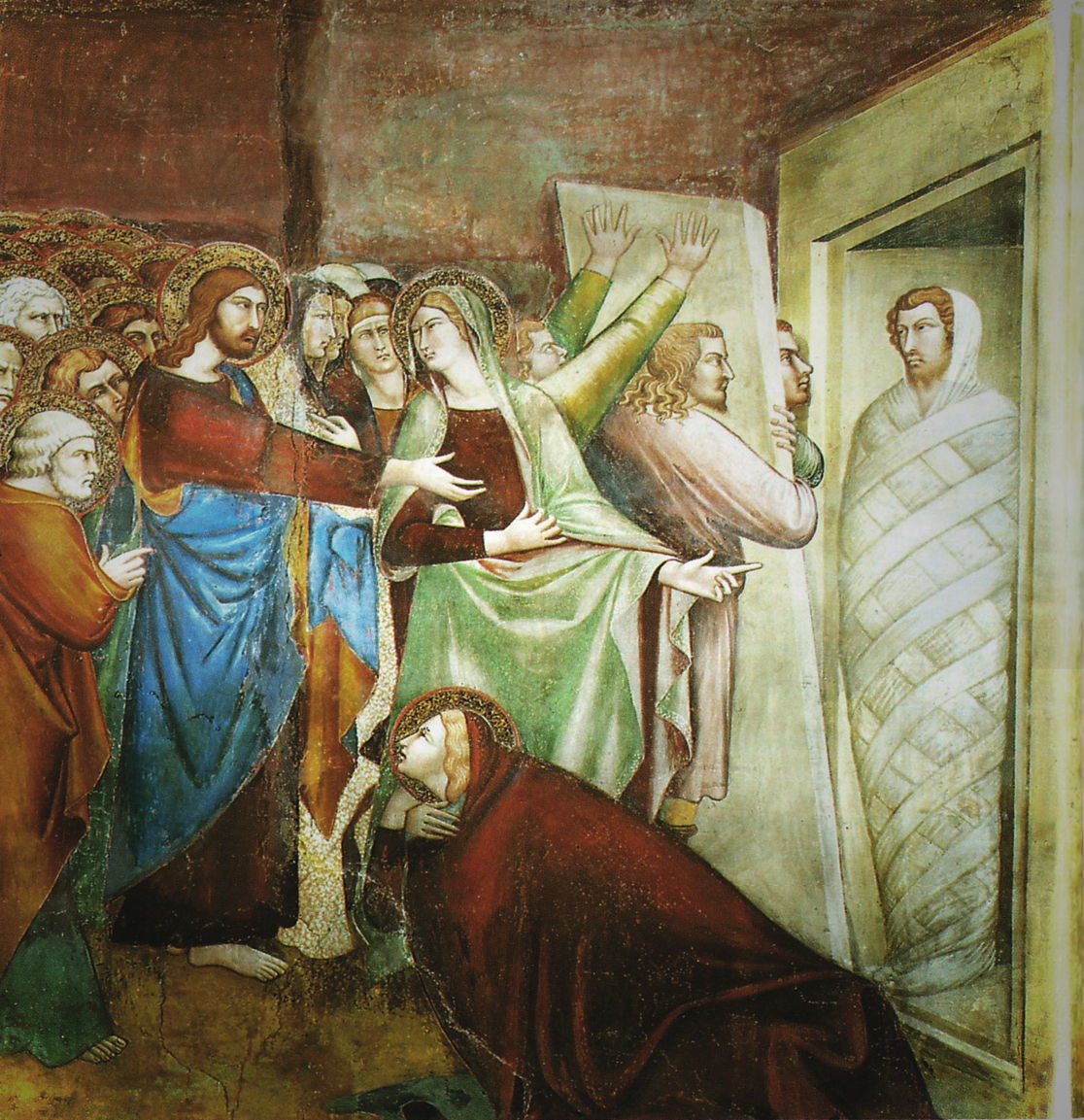 1116x1153 Story In Paintings Raising Lazarus, And 1100 1400 Ce - Raising Of Lazarus Painting