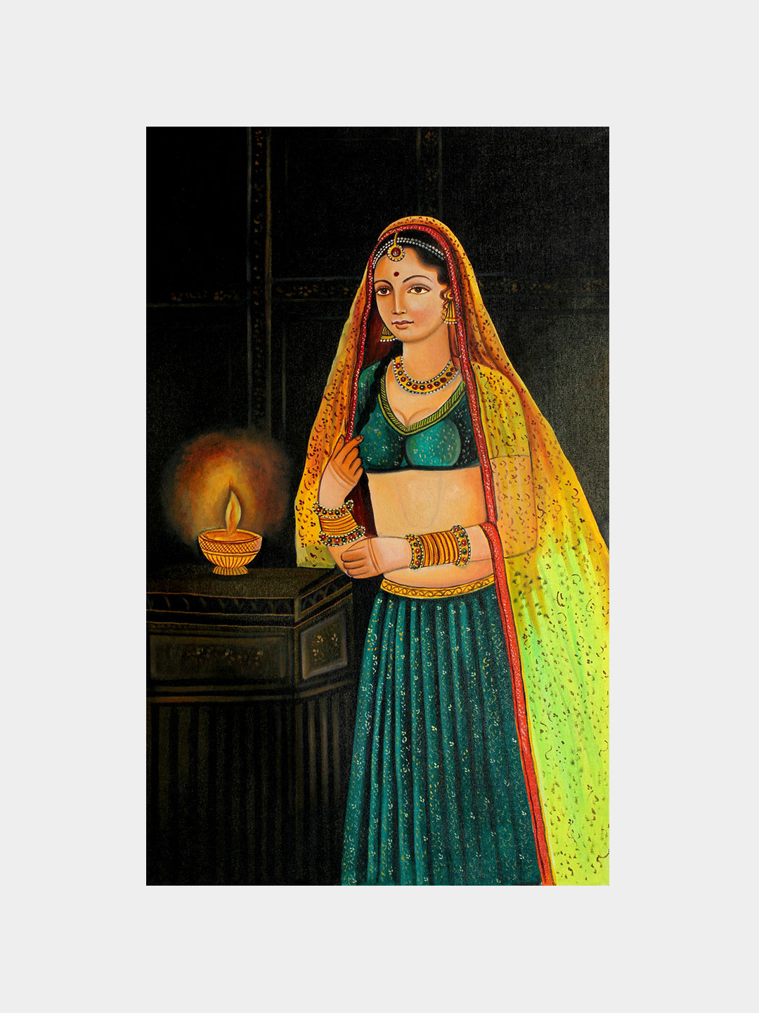 1080x1440 Pep822 Rajasthani Painting [ 19 In X 32 In ] ( P - Rajasthani Painting