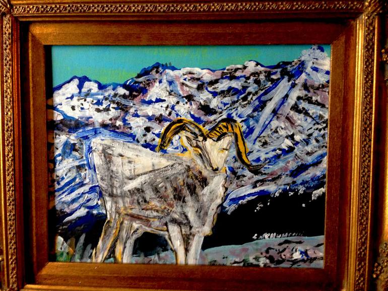 770x578 Saatchi Art Ram On Painting By Carl Schumann - Ram Painting
