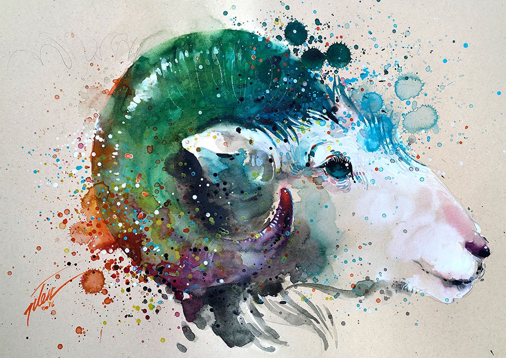 990x700 Tilen Ti - Ram Painting