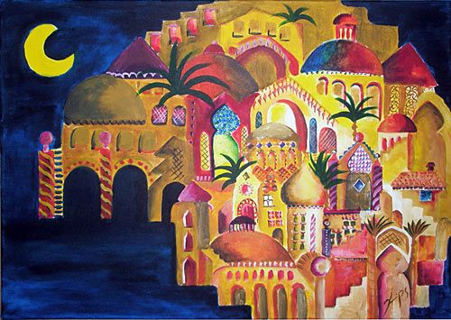 Ramadan Painting at PaintingValley.com | Explore collection of Ramadan ...