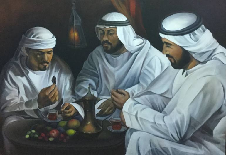 770x529 Saatchi Art During Ramadan. Painting By Khalida Kuzmina - Ramadan Painting