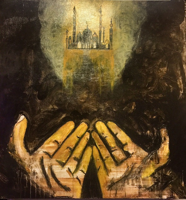 600x644 Suzi F Nassif's Art Exhibition During The Holy Month Of Ramadan - Ramadan Painting