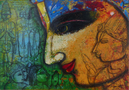 432x300 Ramayana In Miniature Paintings - Ramayana Painting