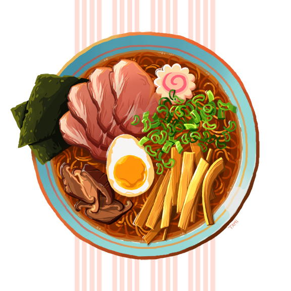 576x576 Ramen By Tamiart - Ramen Painting