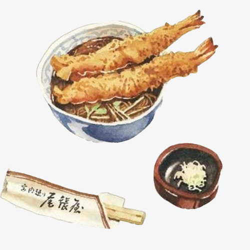 500x500 Japanese Ramen Hand Painting Material Picture, Ramen, Pickle - Ramen Painting