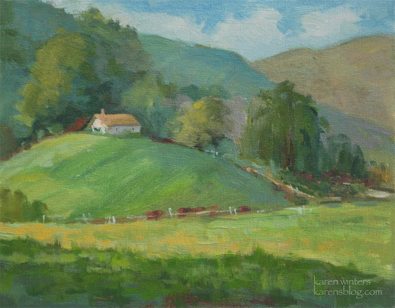 800x624 Morning - Ranch Painting