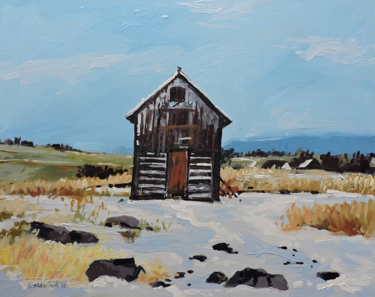 770x610 Saatchi Art Hildebrand Ranch Painting By Richard Szkutnik - Ranch Painting