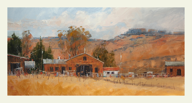 650x350 West Creek Studio, The Fine Art Of David W. Mayer - Ranch Painting