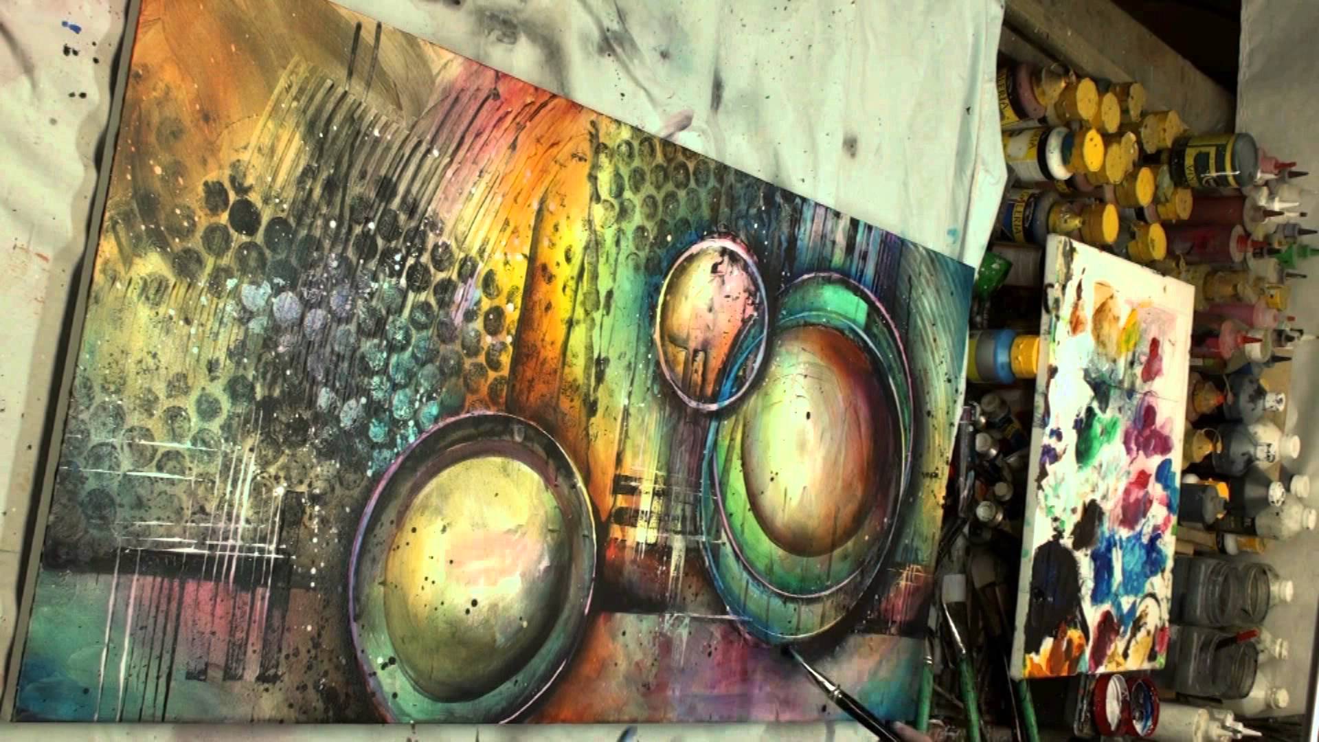 1920x1080 Painting Abstract Design, Random Applications, Techniques - Random Painting