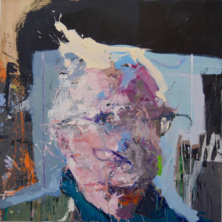 770x771 Saatchi Art Random Person Painting By Christos Tsimaris - Random Painting