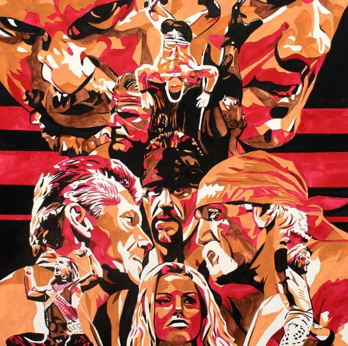 704x700 Macho Man Randy Savage Painting - Randy Savage Painting