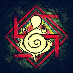 299x300 Rangoli Paintings Fine Art America - Rangoli Painting