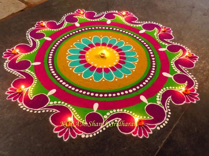 720x540 Photos Rangoli Ideas, - Rangoli Painting Designs