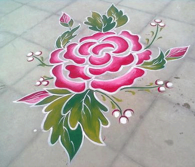 Rangoli Painting Designs at PaintingValley.com | Explore collection of ...