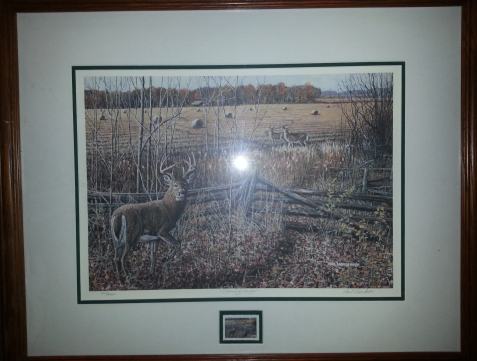 477x361 1995 Paul Rankin Stamp - Rankin Painting