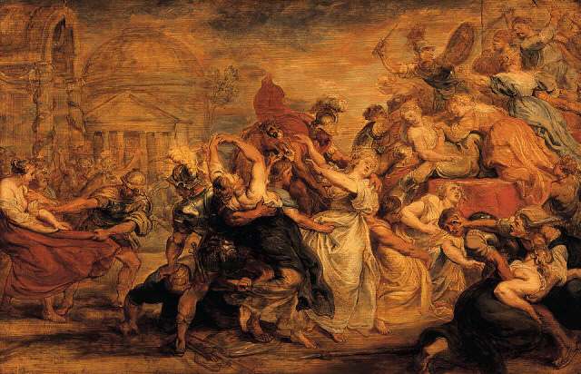 640x412 The Rape Of The Sabine Women (Rubens) - Rape Of The Sabine Women Painting
