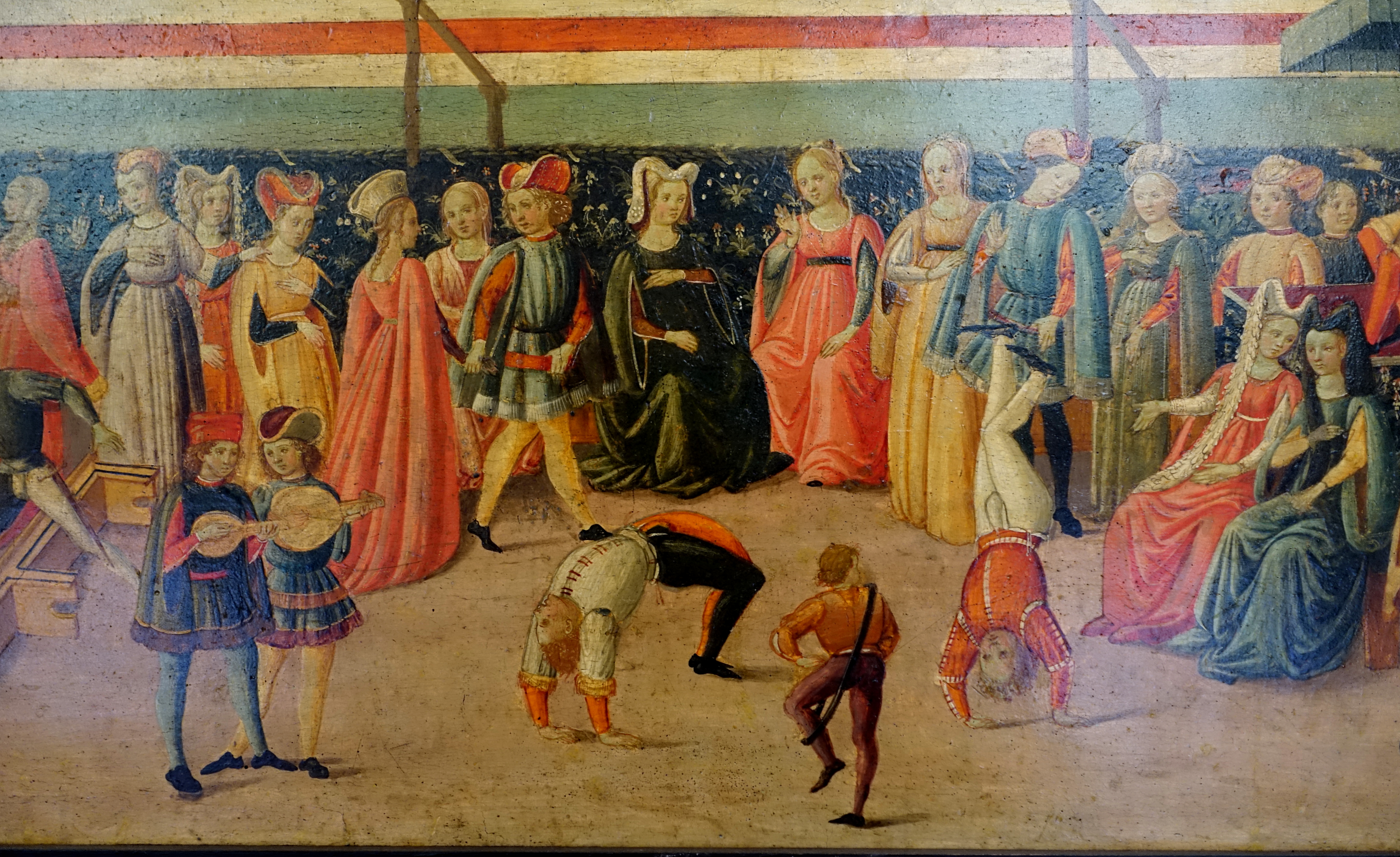 5470x3349 Filethe Rape Of The Sabines, One Of A Pair Painted For A Cassone - Rape Of The Sabines Painting