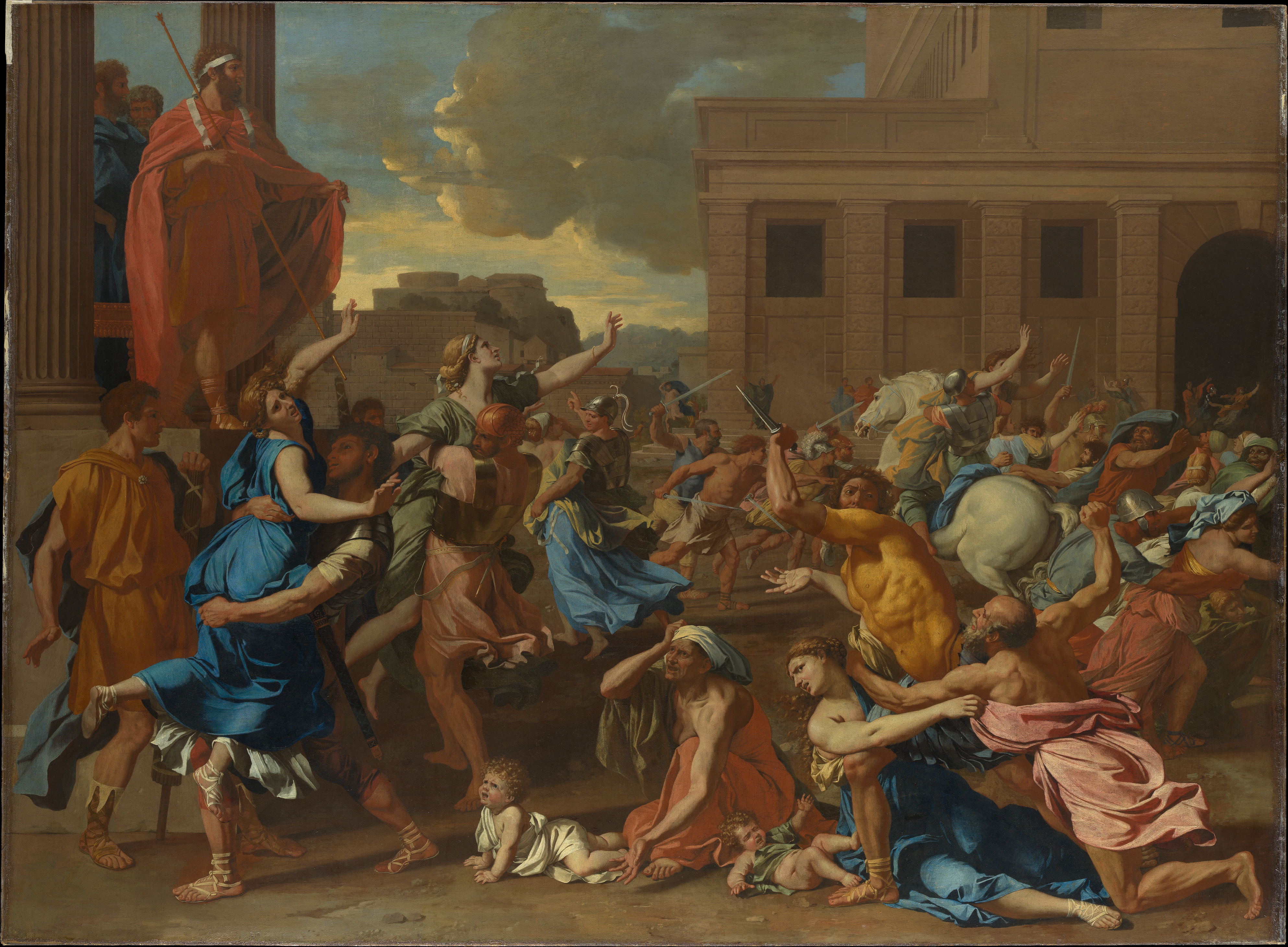 3973x2921 Nicolas Poussin The Abduction Of The Sabine Women The Met - Rape Of The Sabines Painting