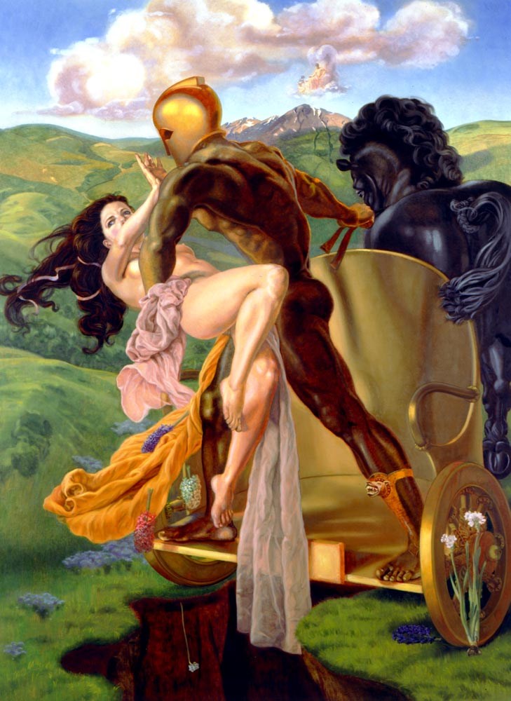 729x1000 James Childs Rape Of Persephone Painting Best Rape Of Persephone - Rape Painting
