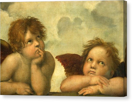 546x422 Sistine Madonna Angels Painting By Raphael - Raphael Angel Painting