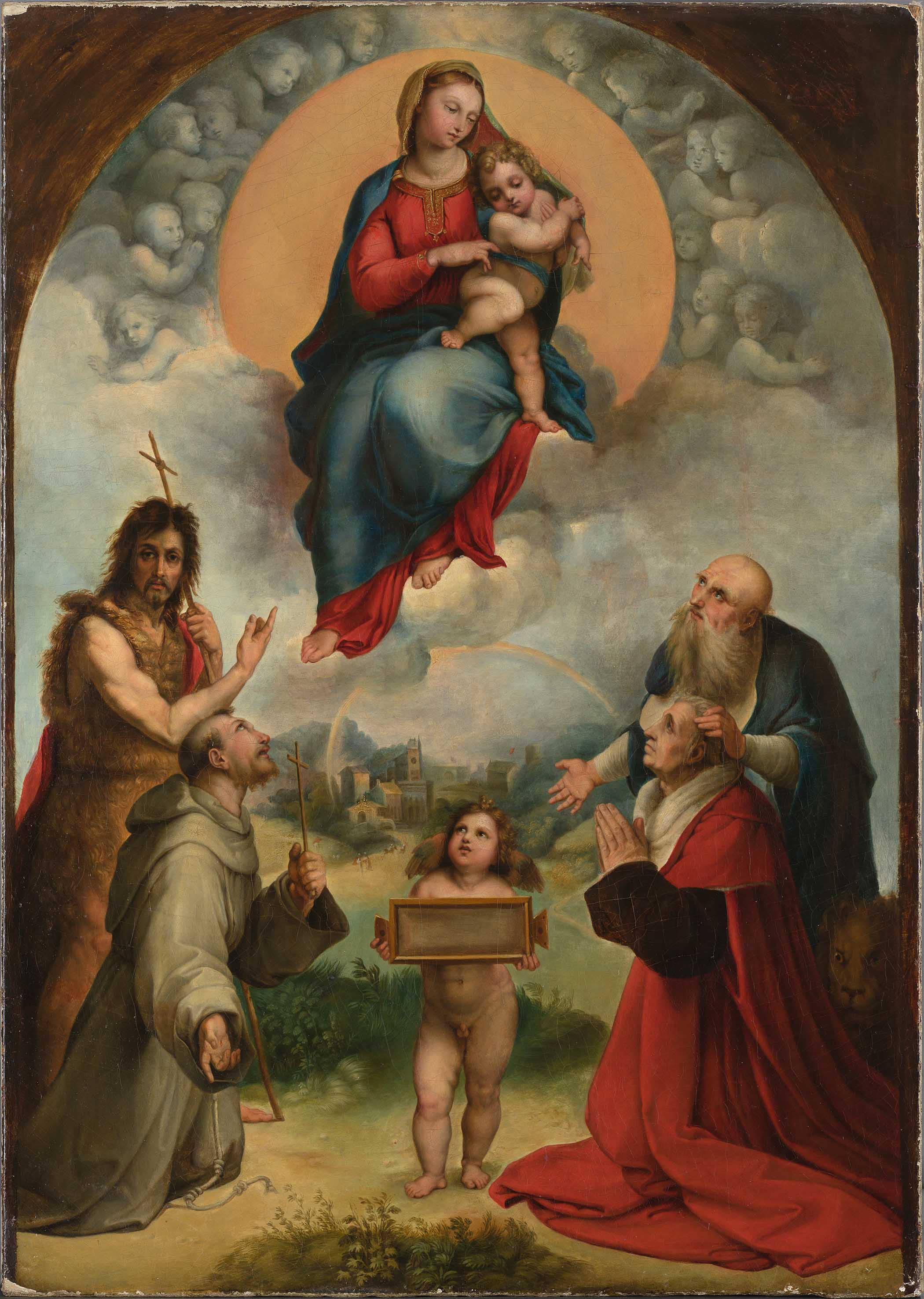 2100x2953 Small Madonna Of Foligno Previously Unknown Painting By Raphael - Raphael Painting