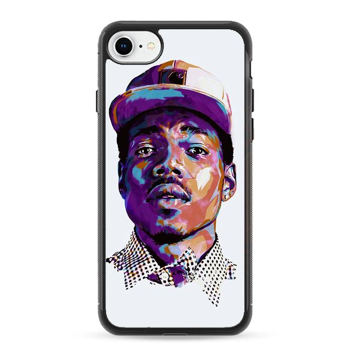 700x700 Chance The Rapper Painting Iphone 8 Case Frostedcase - Rapper Painting