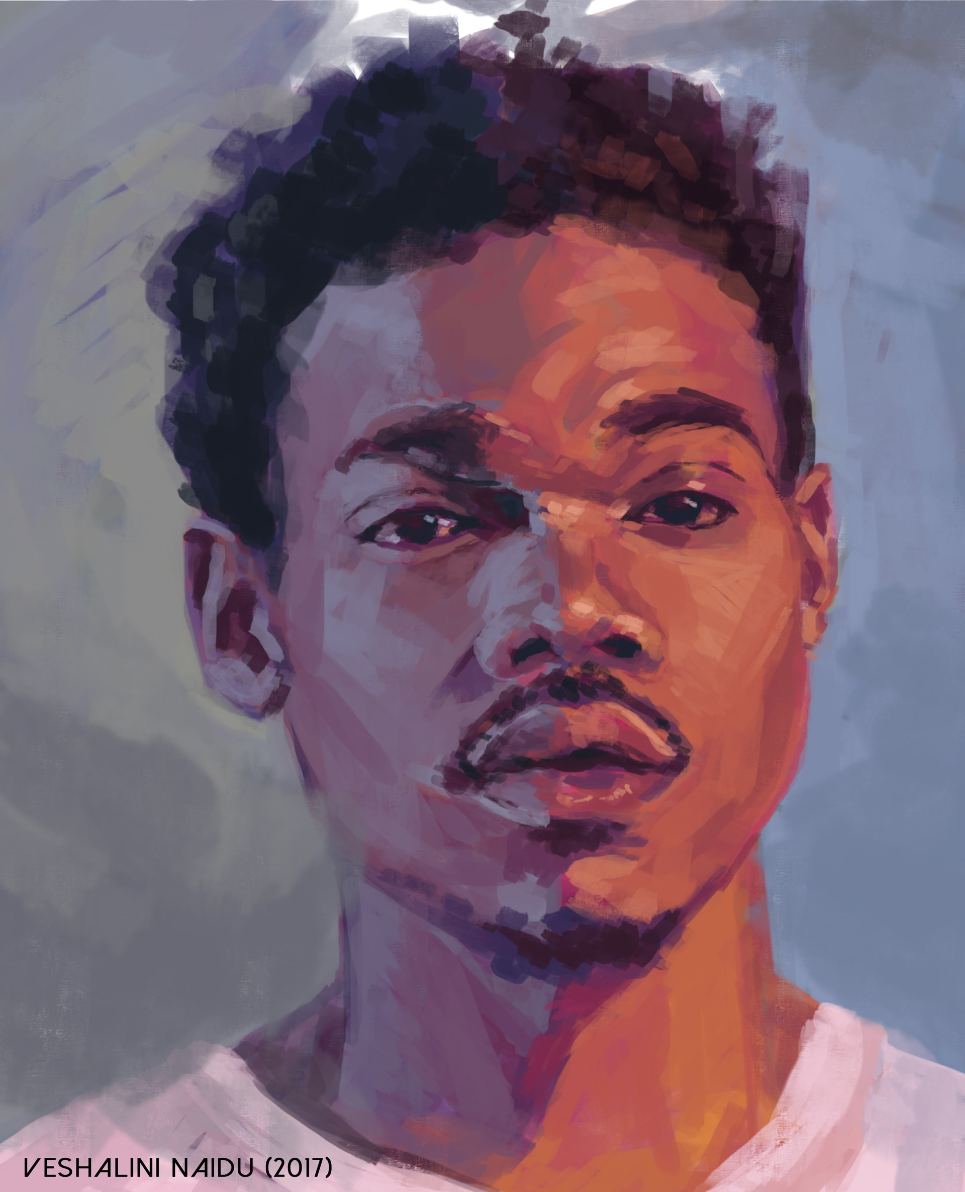 1920x2371 Artstation - Rapper Painting
