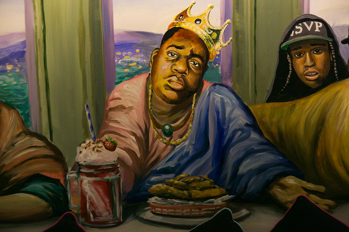 1170x780 Milky Lane Bondi Opening - Rappers Last Supper Painting