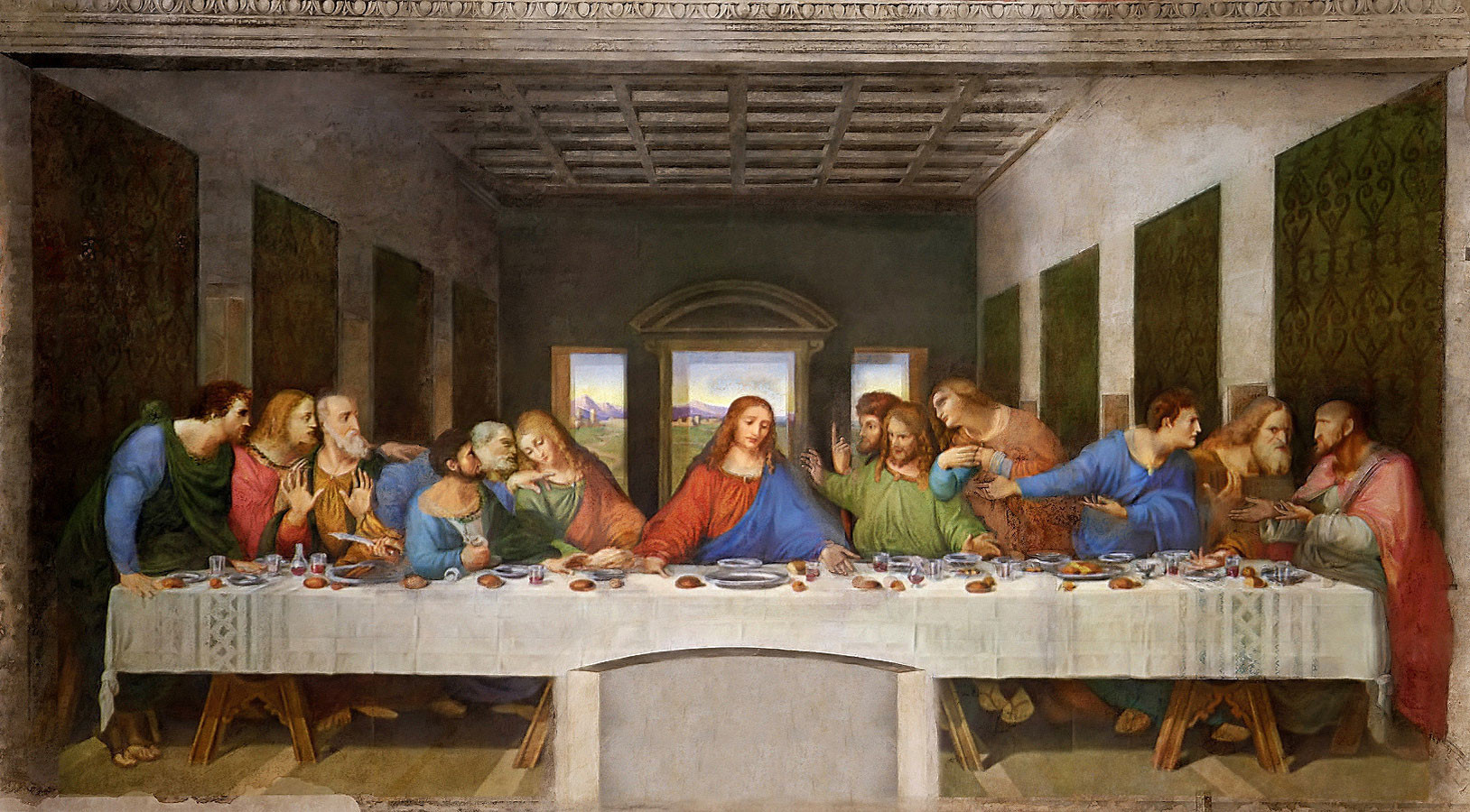 1628x900 The Easter Story As Interpreted By My Rap! - Rappers Last Supper Painting