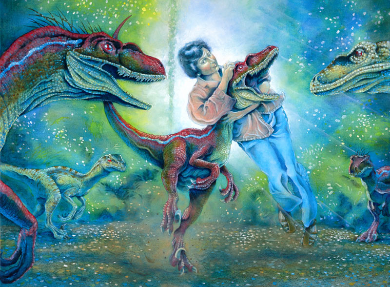 800x588 Brandon Bird Killing Machine - Raptor Painting