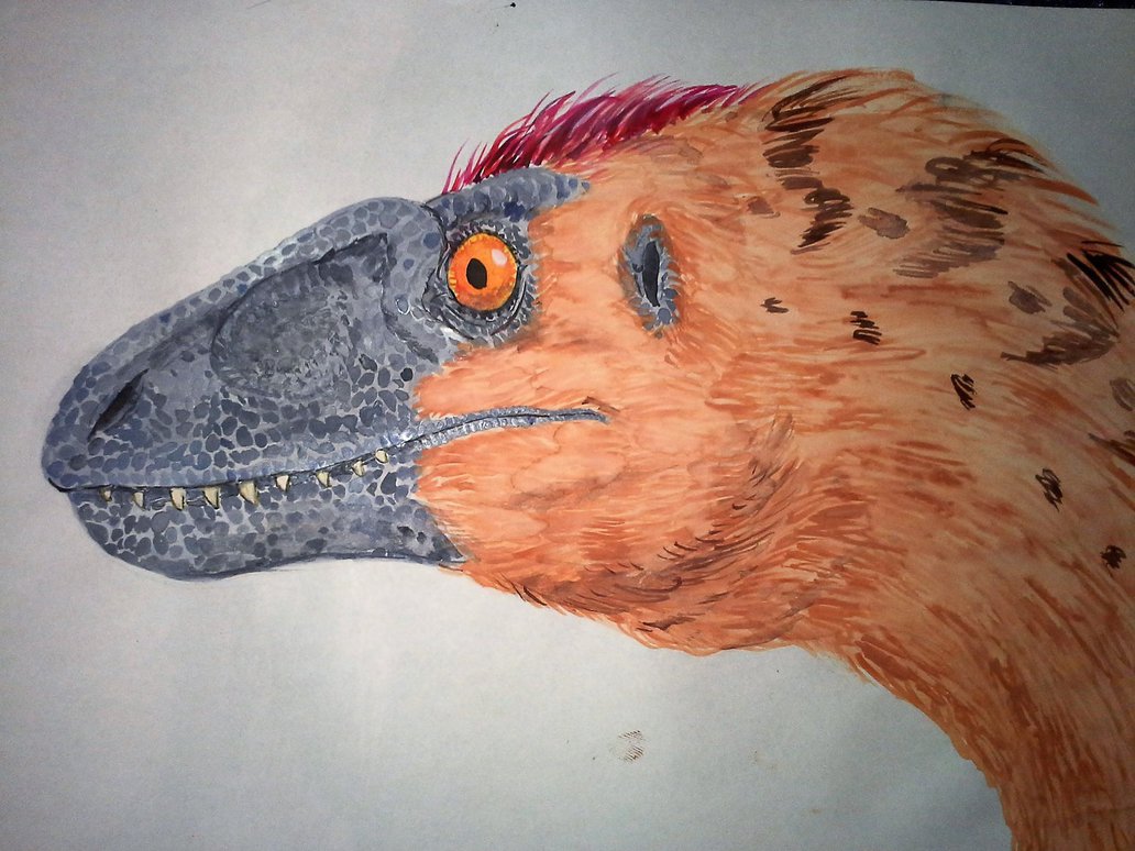 1032x774 Utah Raptor Painting By Sporemasterhimpo - Raptor Painting