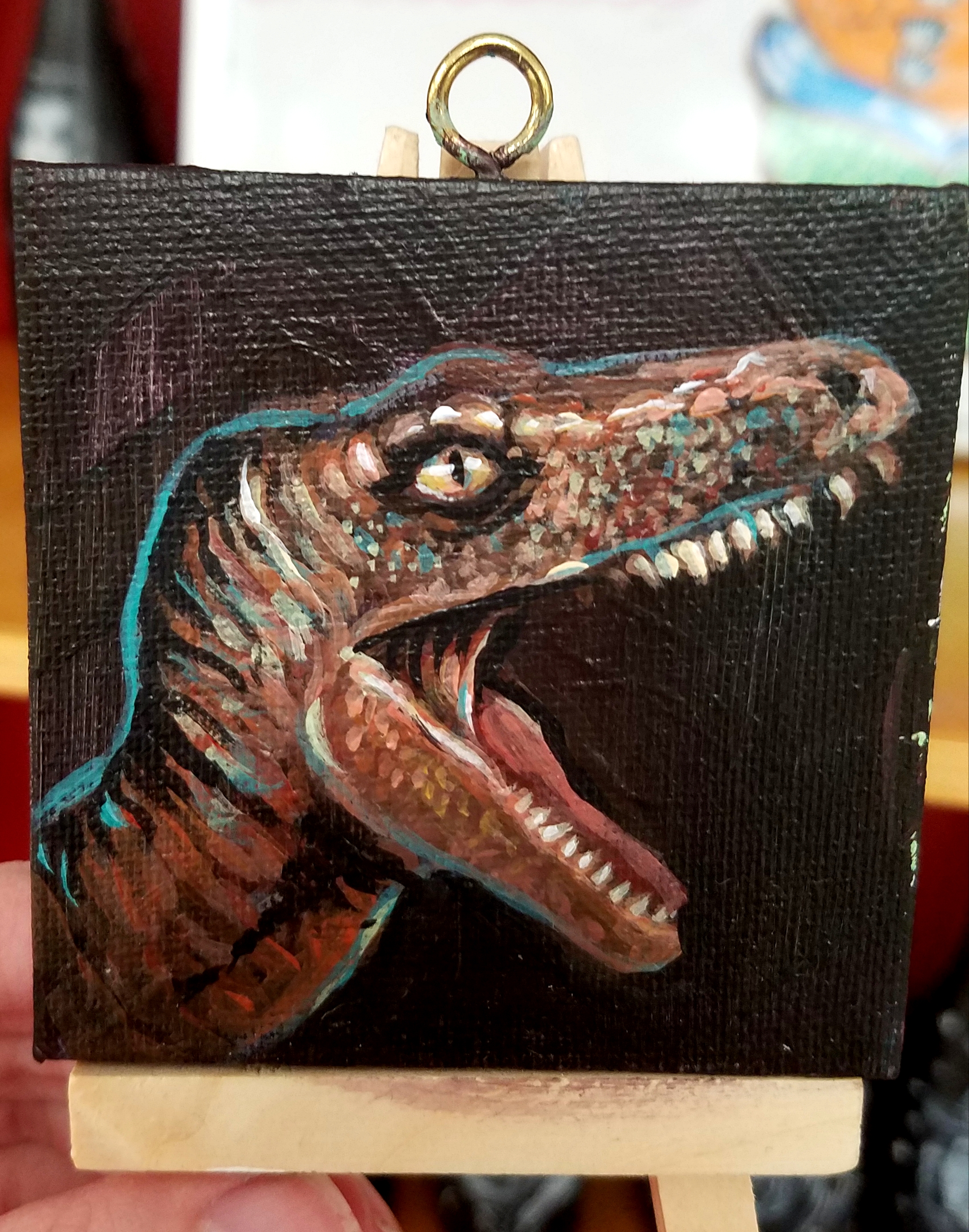 2177x2767 I Made A Tiny Raptor Painting - Raptor Painting