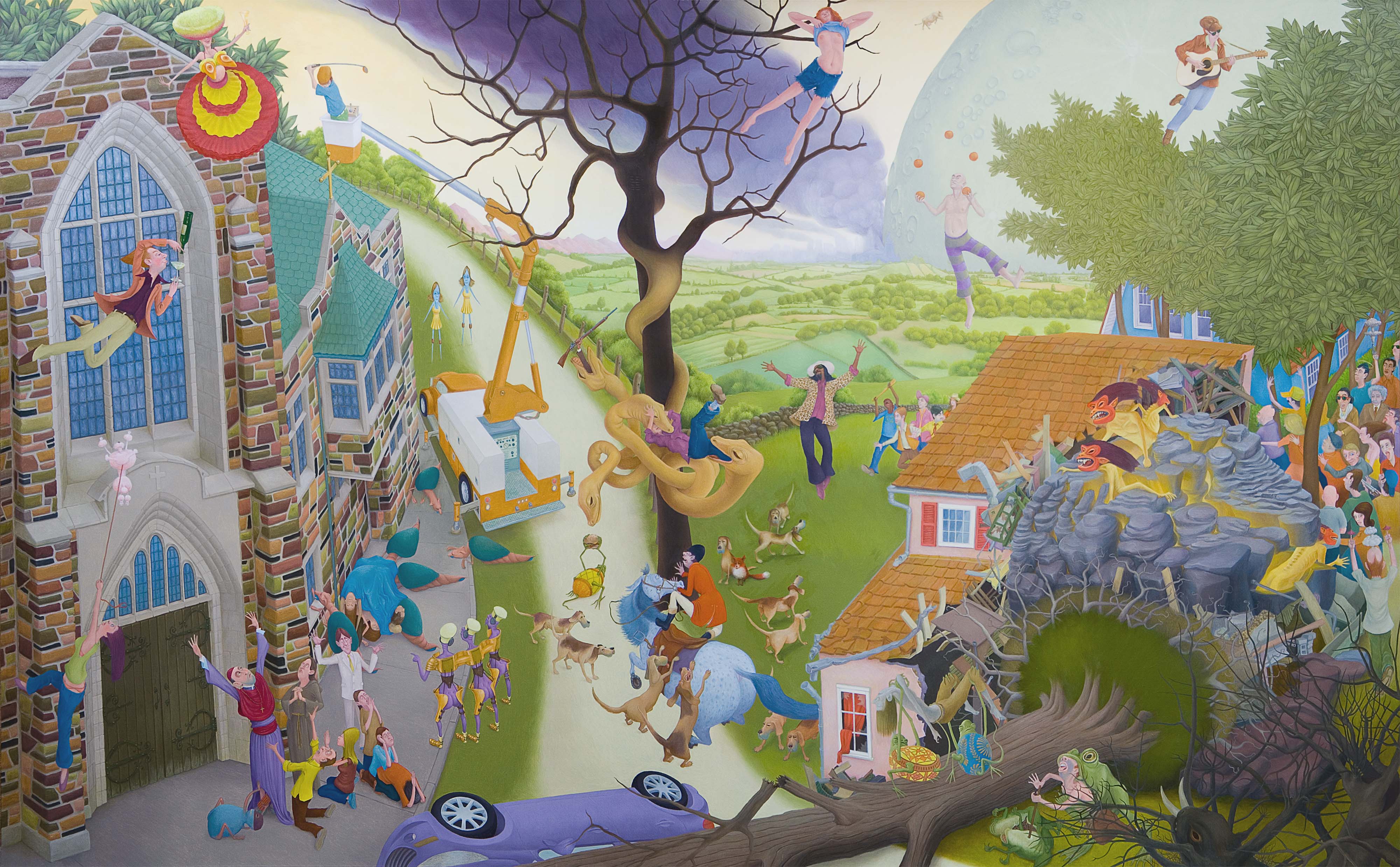 4000x2479 The Irreverent Rapture - Rapture Painting