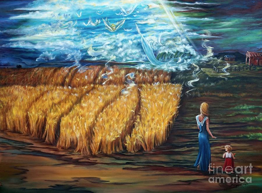 900x665 The Rapture Painting By Georgia's Art Brush - Rapture Painting