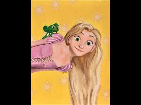 480x360 Painting Rapunzel (Tangled) - Rapunzel Painting