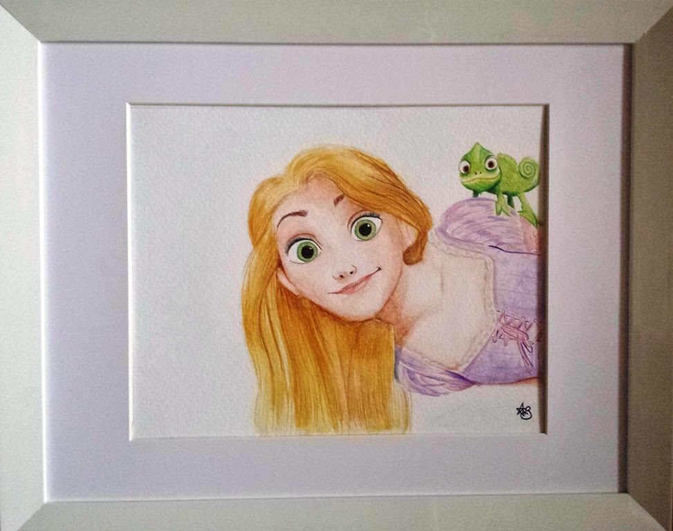 973x768 Rapunzel (Tangled) Speed Drawingpainting - Rapunzel Tangled Painting