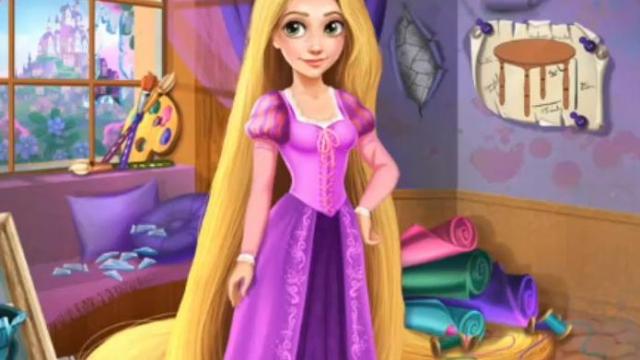 640x360 Rapunzel's Painting Room Game - Rapunzels Painting