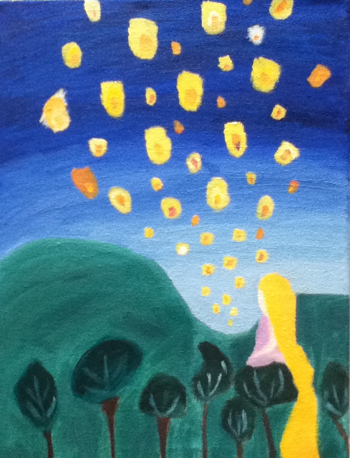 720x942 Rapunzel's Painting By Angevilainamour - Rapunzels Painting