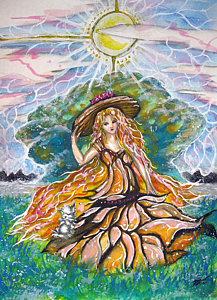 217x300 Rapunzel Paintings Fine Art America - Rapunzels Painting