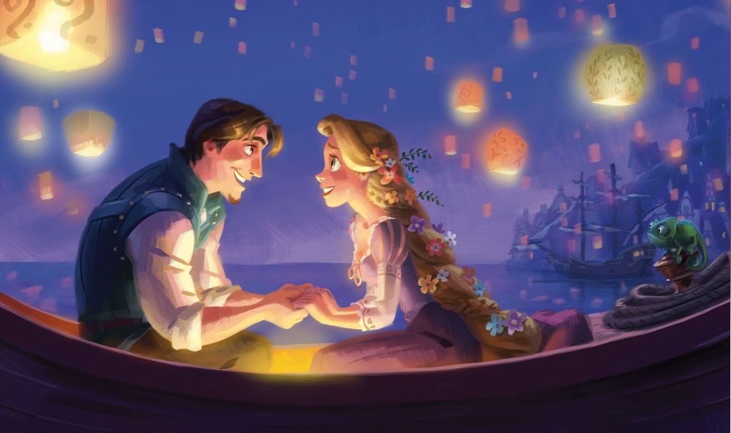 1025x607 Rapunzel Hello Gt - Rapunzels Painting