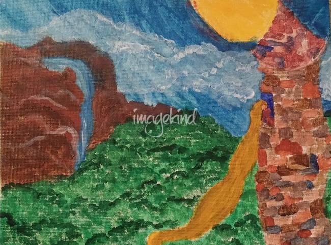 650x482 Stunning Rapunzel Painting Reproductions For Sale On Fine Art Prints - Rapunzels Painting