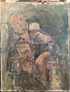 236x309 Moshe Castel Original Rare Oil Painting Hand Signed Vintage - Rare Painting