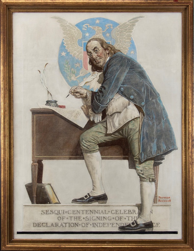 791x1024 Rare And Historical Norman Rockwell Painting Surfaces - Rare Painting