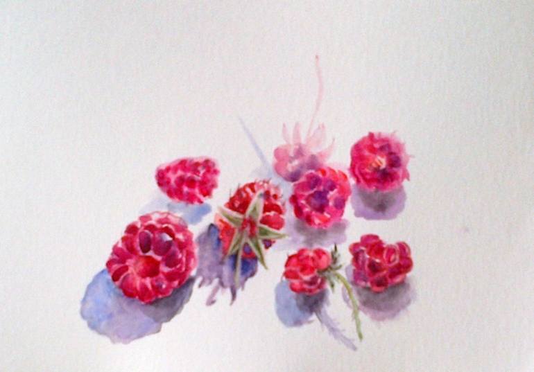 770x537 Saatchi Art Raspberry Painting By Shone Lorenza - Raspberry Painting