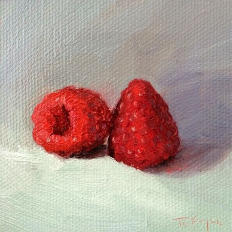 475x475 Raspberry Life Still Painting - Raspberry Painting