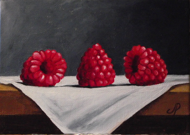 640x456 Jane Palmer Fine Art Daily Painting - Raspberry Painting