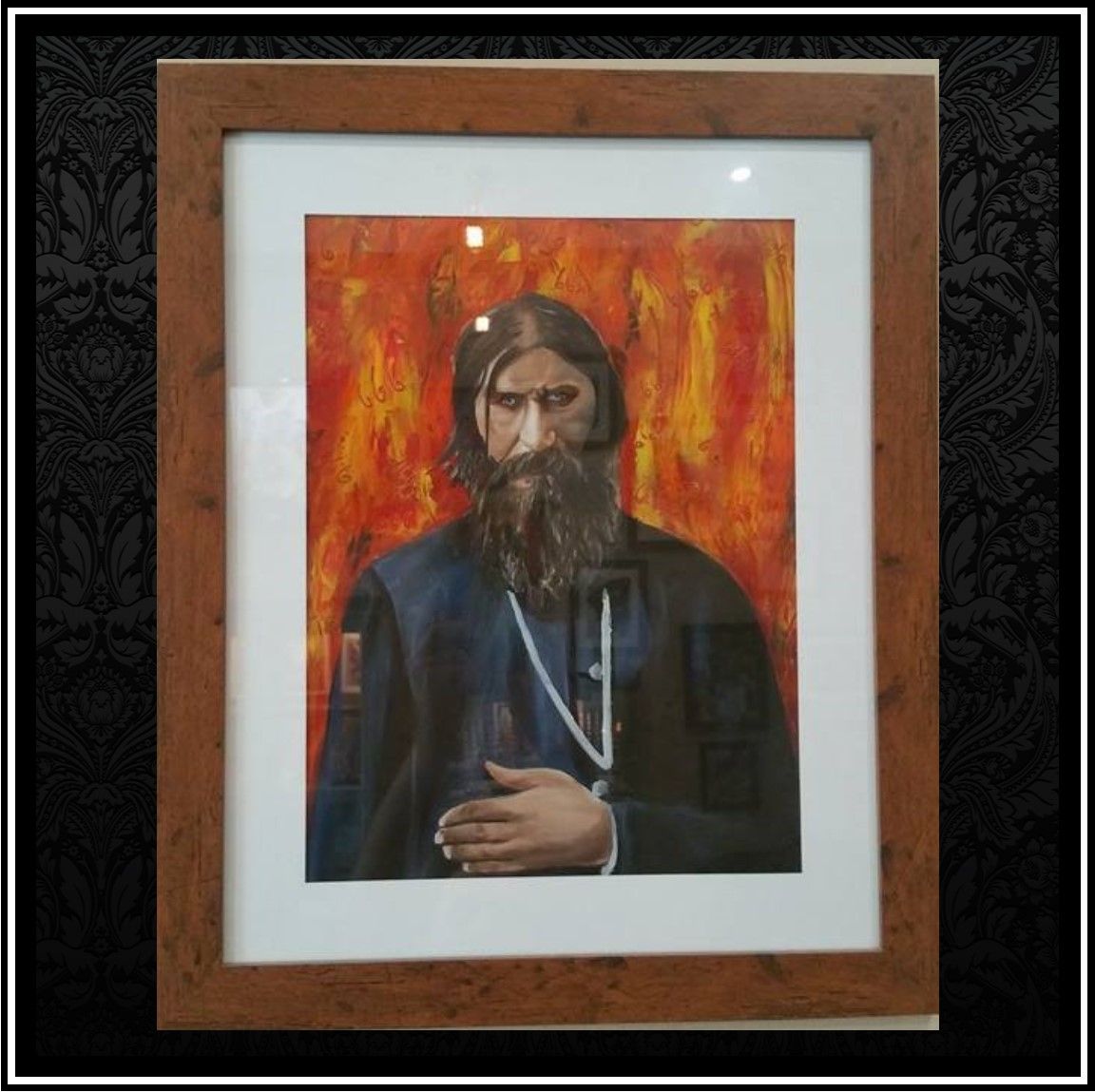 1152x1149 Grigori Yefimovich Rasputin By James Tattooink Original Painting - Rasputin Painting