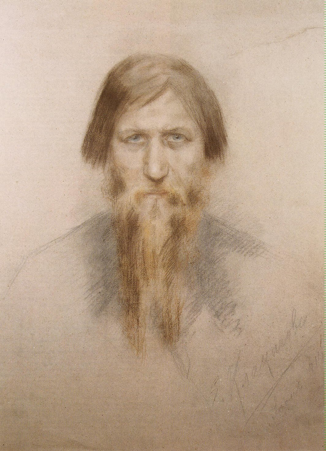 1064x1474 Portrait Of Grigory Rasputin Painting Klokacheva Elena - Rasputin Painting