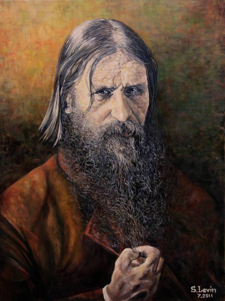 770x1032 Saatchi Art Grygori Rasputin Painting By Sergey Levin - Rasputin Painting